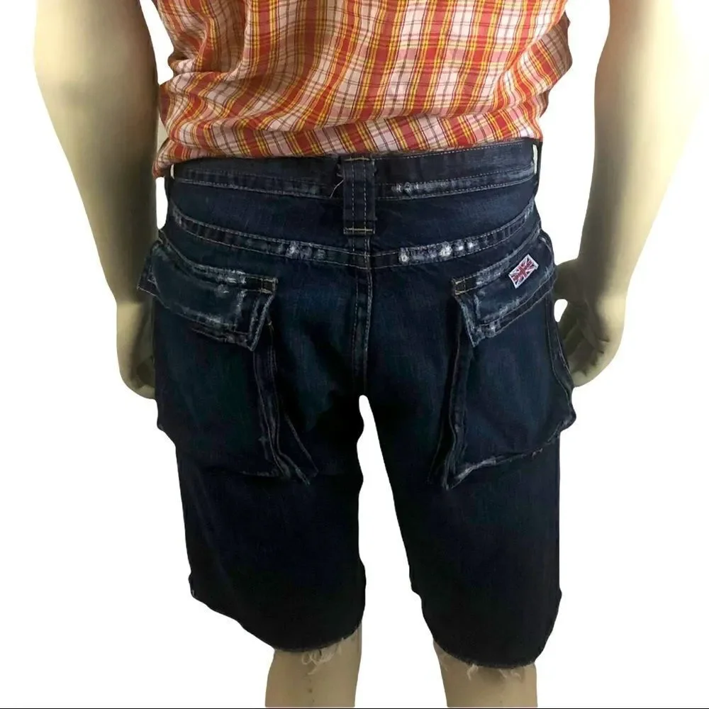 Men’s Hudson Jeans Cut-off Shorts Size 38”W